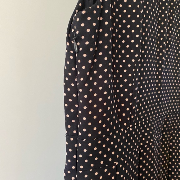 Hobbs midi polka dress size 8 - Picture 8 of 9